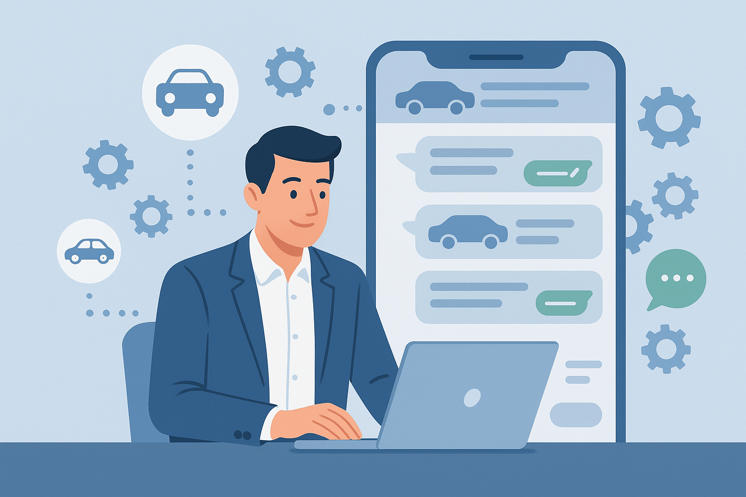 Capa do post Automação nas Vendas de Carros: Do Anúncio ao Fechamento, Sem Perder Leads