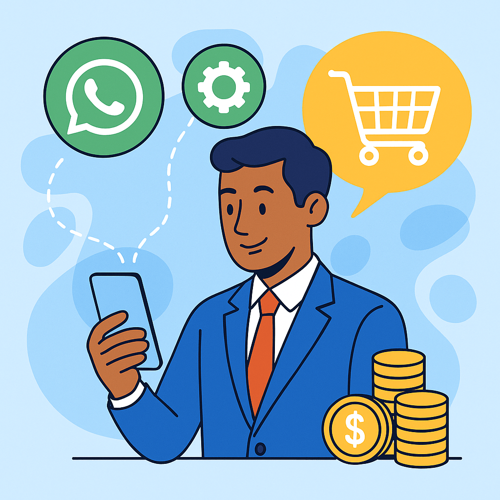 Capa do post Como a Automação no WhatsApp Pode Aumentar Suas Vendas (Mesmo Sem Equipe)